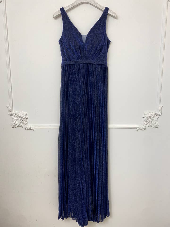 Lautinel - Wholesale Gown - Women's - V-neck pleated evening dress R183213