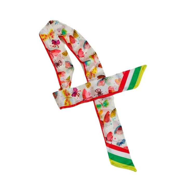 Vinaya Dünner Doppelschicht-Schal - Butterfly Gardenby für den Großhandel von ArtSHINE