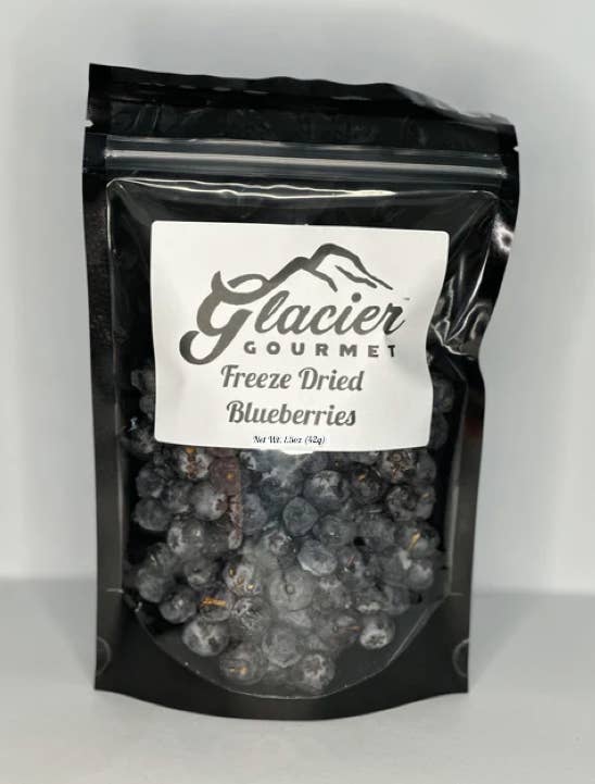 Glacier Gourmet – Großhandel Getrocknete/dehydrierte Früchte – Gefriergetrocknete Blaubeeren - 1,5oz Beutel
