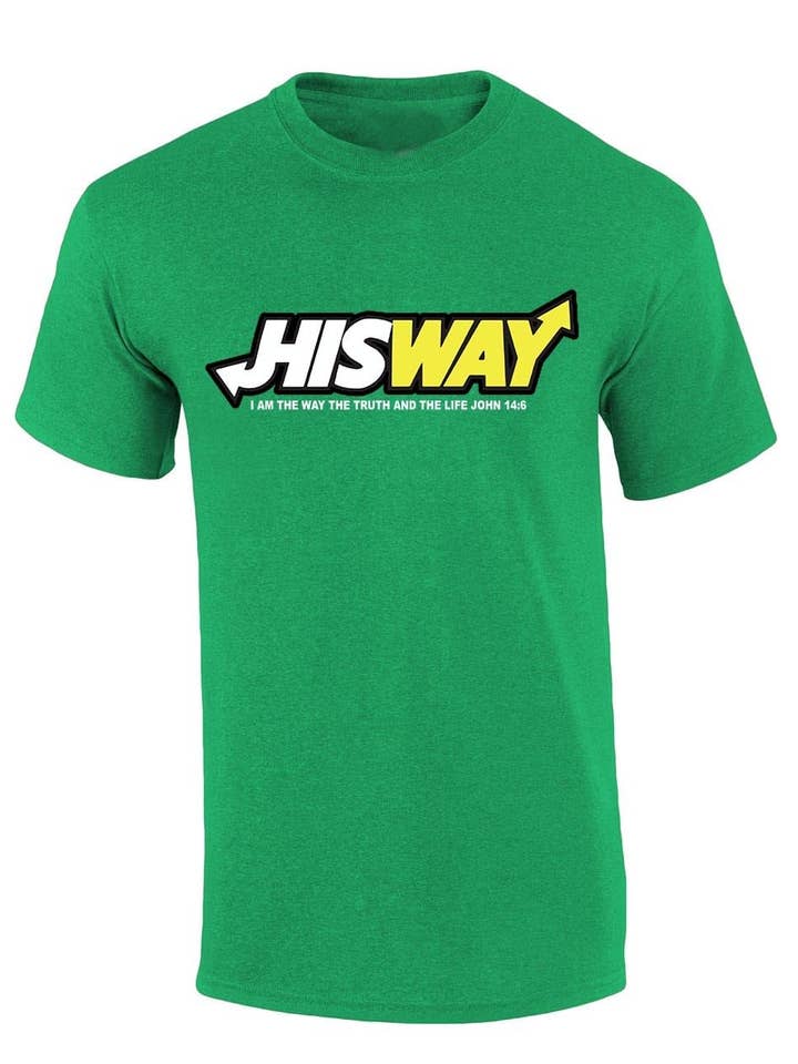 Hisway I Am The Way Truth and Light Parody SS T-Shirt for wholesale by Trenz Shirt Company