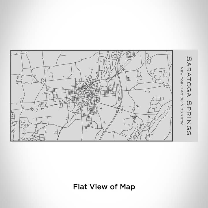 JACE.design - Wholesale Water Bottle - Saratoga Springs NY Map Insulated Bottle1
