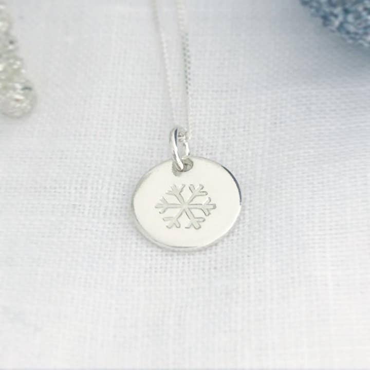 Single Snowflake Necklace for wholesale by rubyandwonder