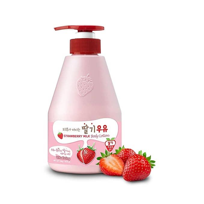 Sol Beauty Lab - Vente Crème/lotion pour le corps - WELCOS KWAILNARA Lait Corporel Fraise au Lait