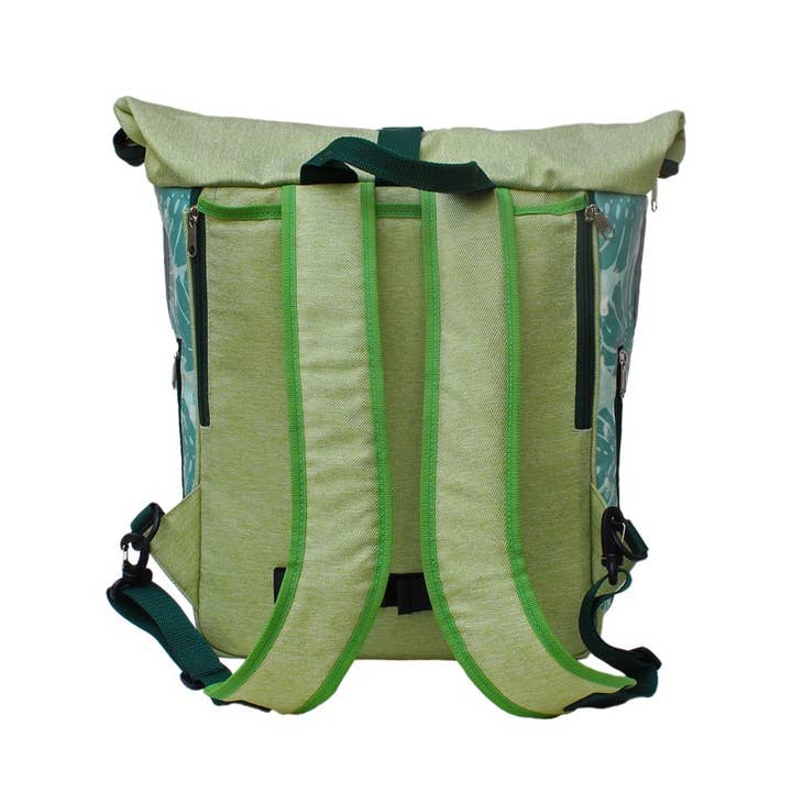 Ikuri - Wholesale Biking Accessories - 2 in 1 Bicycle Bag / Backpack Combo Luggage Rack Monstera2