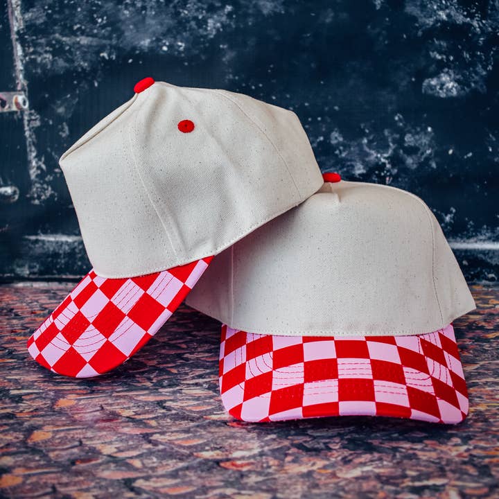 Flying S Company – Großhandel Basecap – Unisex – Canvas-Front Checkered Bill Magna Pony™ Kappe