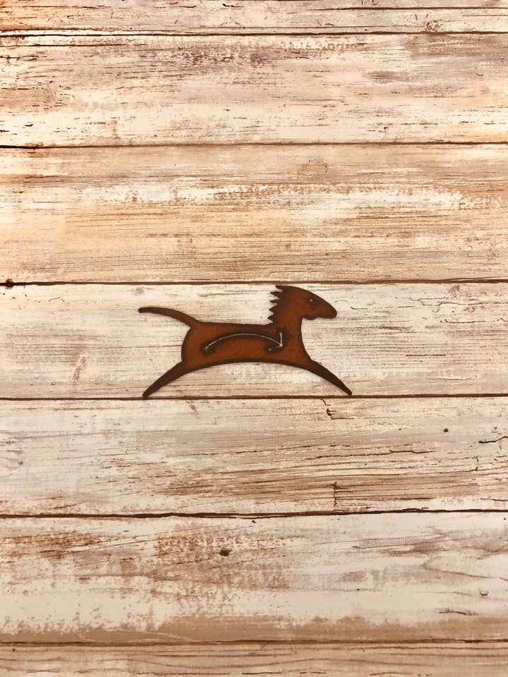 Spirit Horse with Arrow Magnet for wholesale by Universal Ironworks USA