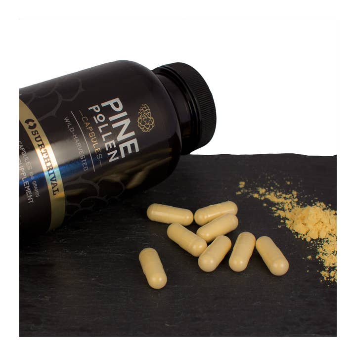 Surthrival - Wholesale Protein/Superfood Powder - Pine Pollen Powder & Capsules