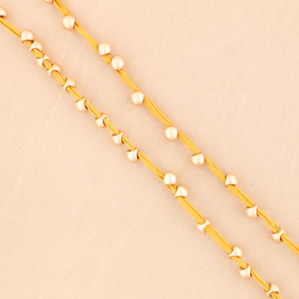 Sonata - Wholesale Snap Jewelry - Imitation Metal Ball Long Necklace3