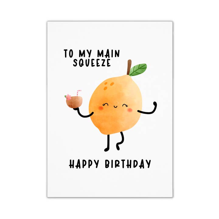 Unik Roligt Födelsedagskort - Citron för wholesale av Smirk & Scribble