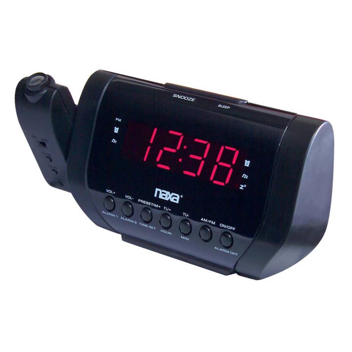 JupiterGear Home - Wholesale Alarm Clock - Naxa Projection Dual Alarm Clock1