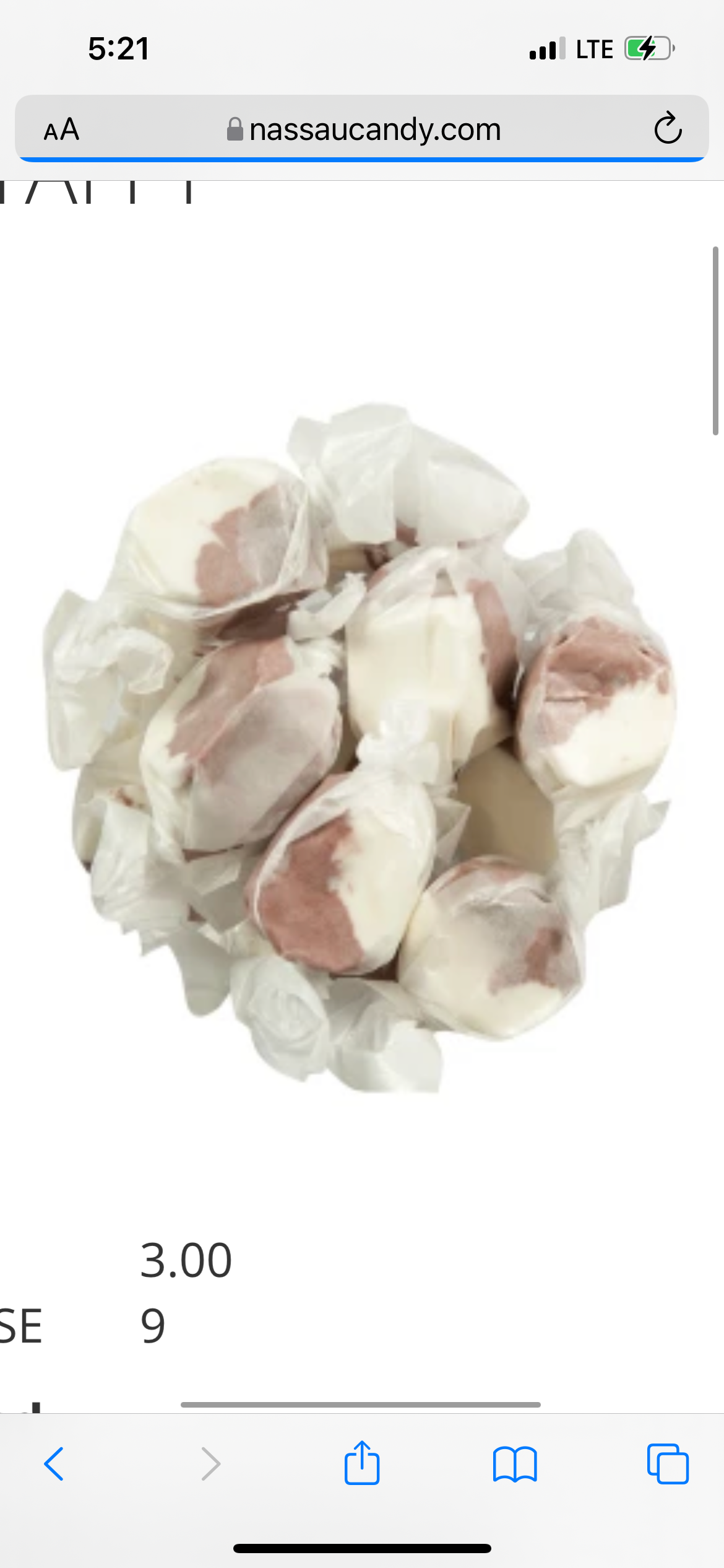O'Shea's Candies Sweet Shop - Wholesale Taffy - Nostalgic Old Fashioned Salt Water Taffy -Wax Paper 3# BULK7