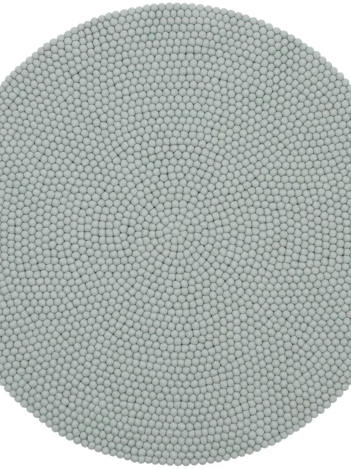 Liv Filzkugelteppich rund 100% Wolle für den Großhandel von myfelt