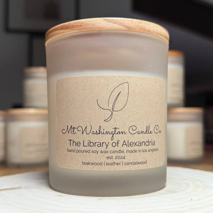 The Library of Alexandria for wholesale by Mt. Washington Canlde Co.