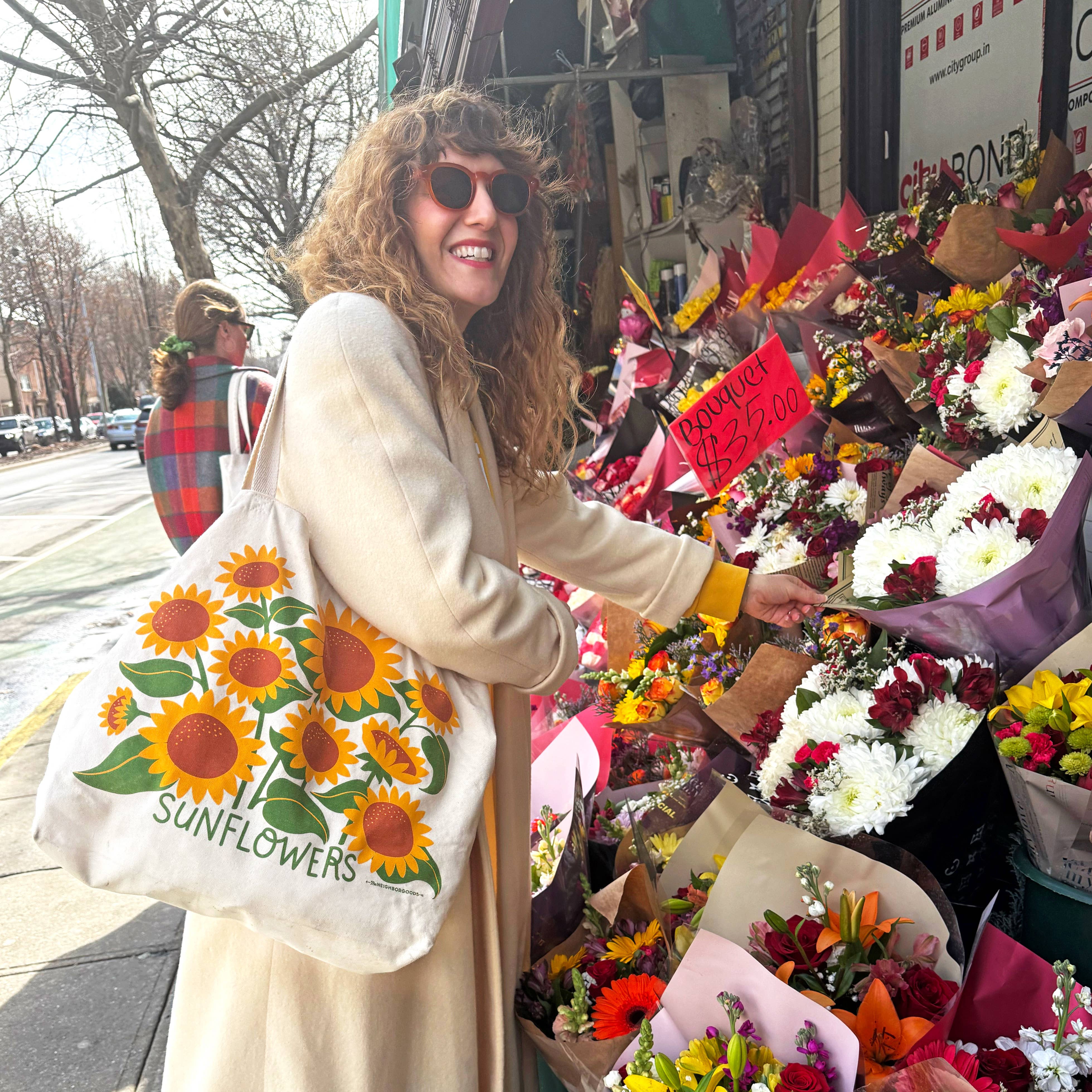 The Neighborgoods - Wholesale Tote Bag - Unisex - Sunflower Tote Bag3