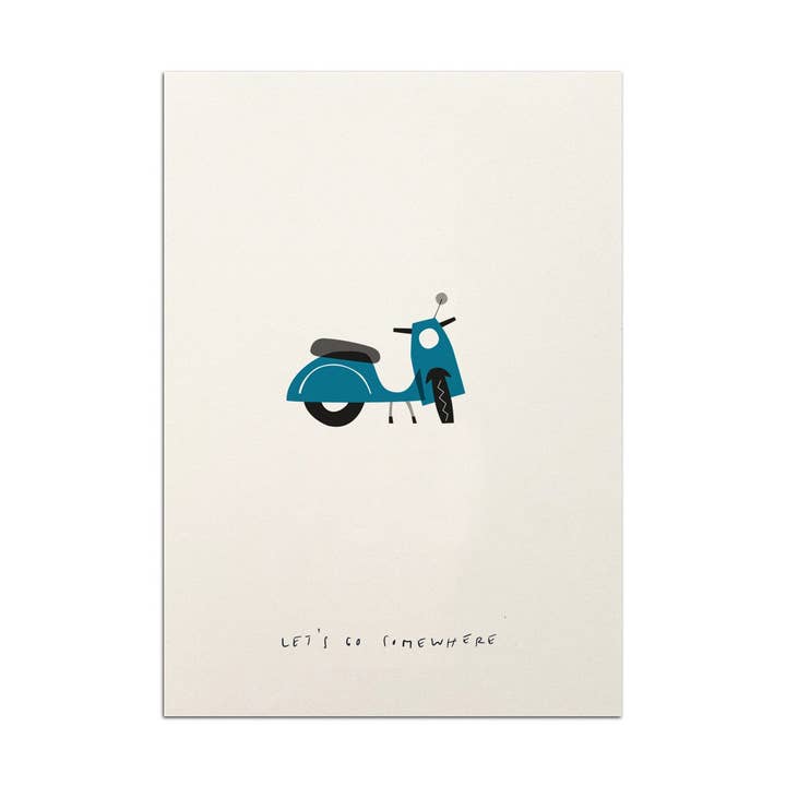 Postal de patinete para venta al por mayor de pleased to meet GmbH