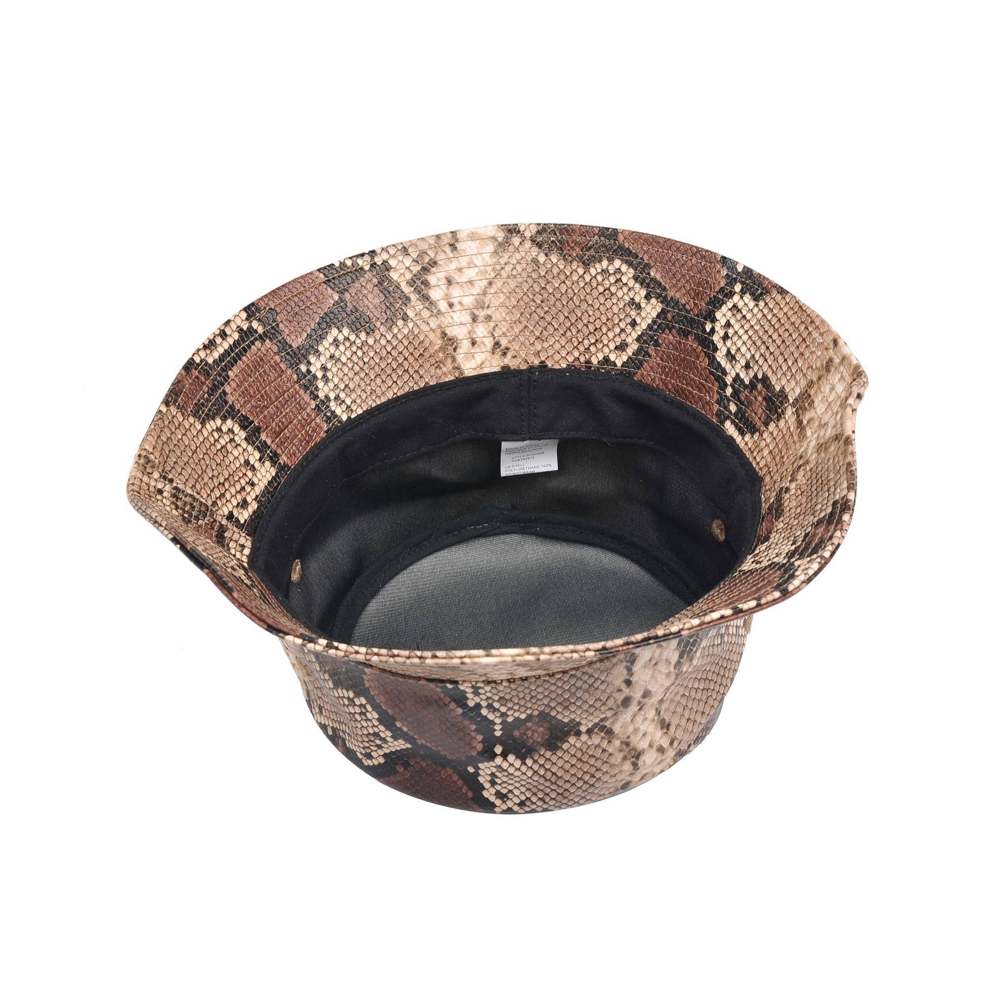 Urban Expressions – Engroshandel Bucket hat - Dame – Vegansk Læder Bucket Hat - Dyreprint10
