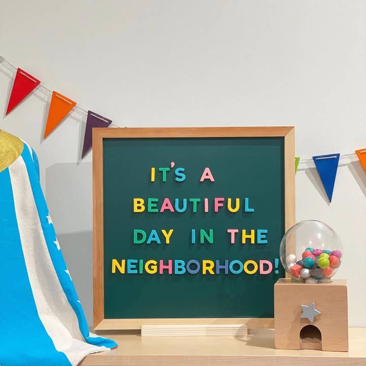 The Type Set Co. - Wholesale Toy Set - Kids - 1" 200pc Rainbow Prep Magnetic Letters3