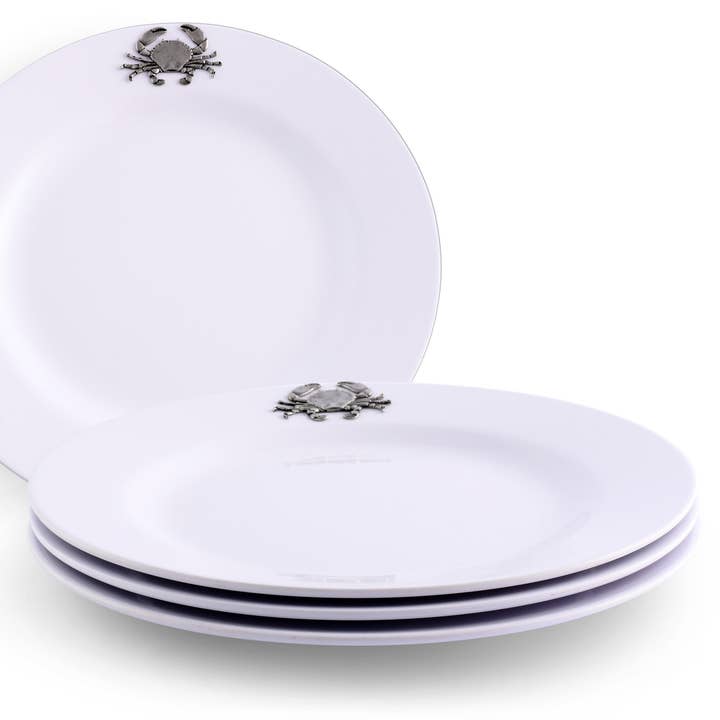 Crab Melamine Lunch Plates - Set of 4 for wholesale by Arthur Court
