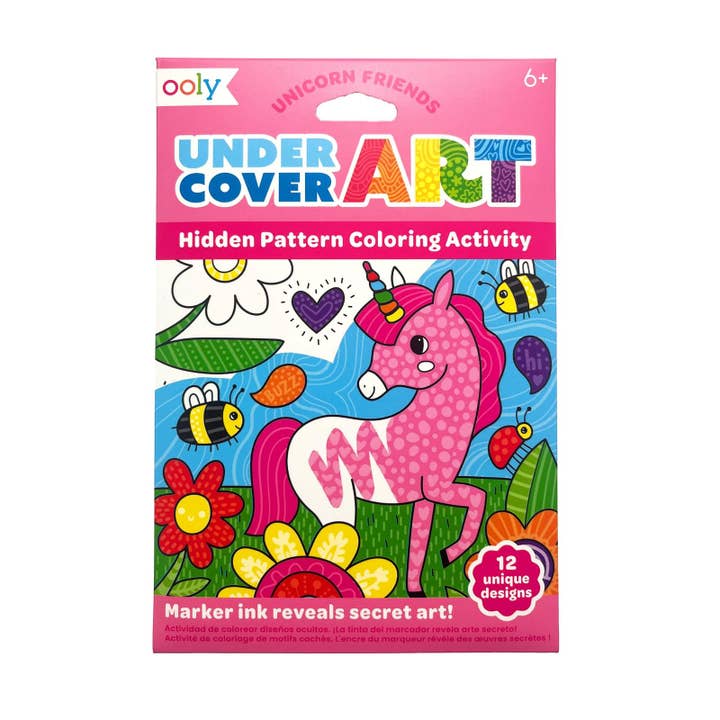 Undercover Art: Hidden Pattern Coloring Activity - Unicorn F for wholesale by OOLY