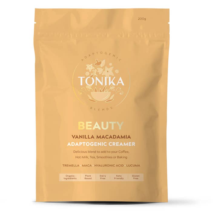 Vanilla Macadamia Adaptogenic Beauty Creamer for wholesale by Tonika
