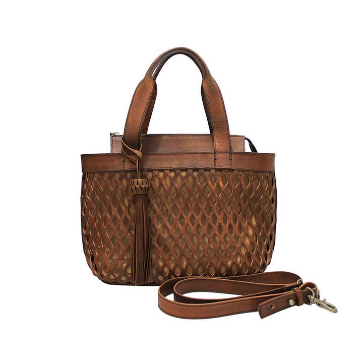 The Bixi Awotan Tulum Textured Top-Handle Bag for wholesale by bixi awotan