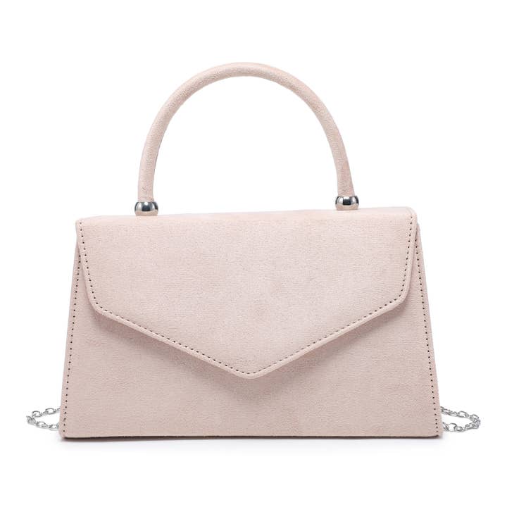 Bolso de mano de ante con asa superior 90926 para venta al por mayor de Papaya Fashion Ltd