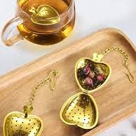 Magnifique Hearts - Wholesale Theevergiet/infuser - Hartvormige gouden thee-ei voor losse thee en kruiden