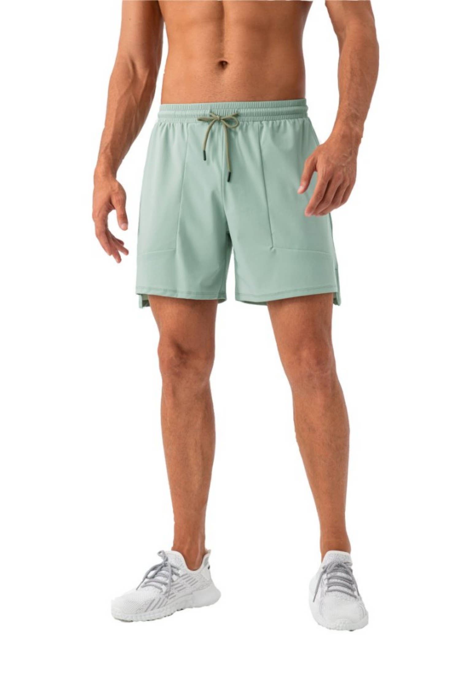 Active by Anna-Kaci – wholesale Athletic shorts – Men's – Quick Dry Training Shorts with Elastic Waistband Side Vents5