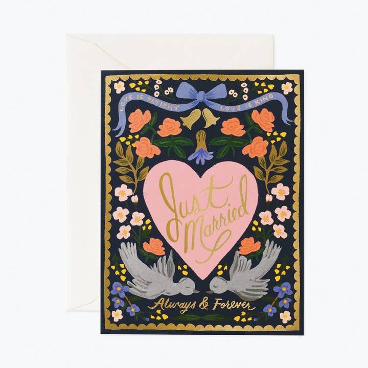 Love Birds Card for wholesale by Rifle Paper Co.