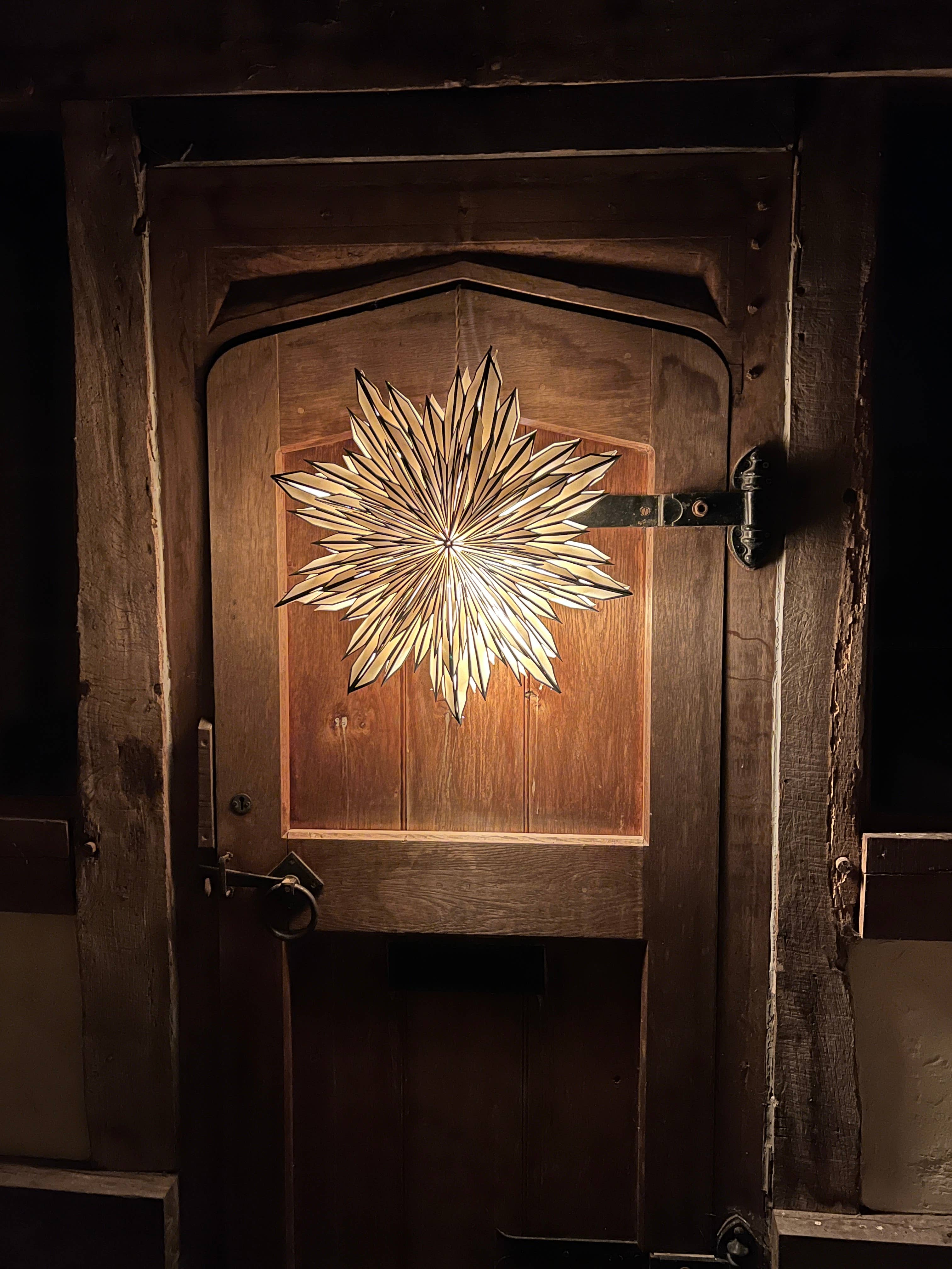 Bollywood Christmas – wholesale Dimensionell/3D-väggkonst – Gazania Svart & Vit Papper Väggdekoration - 70cm4