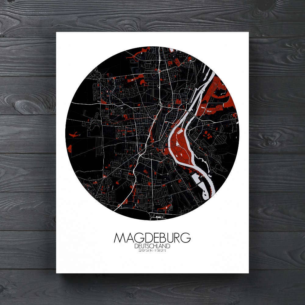 mapospheres - Wholesale Poster - Poster of Magdeburg | Germany4
