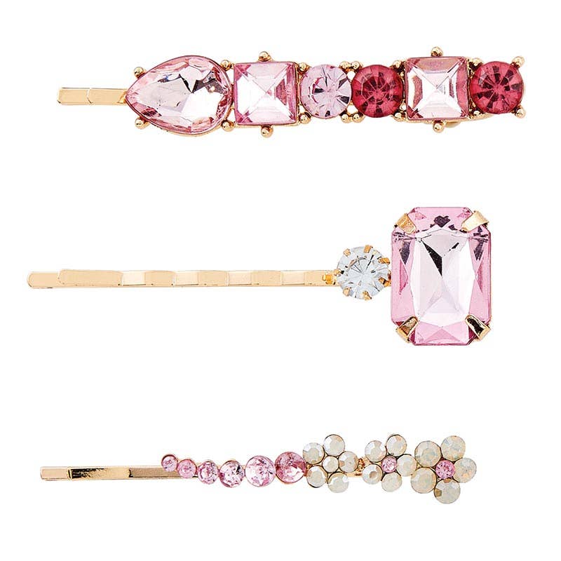 Bella Sleep + Spa - Wholesale Hair Pin - Crystal Hair Pins - Rose Jewels1