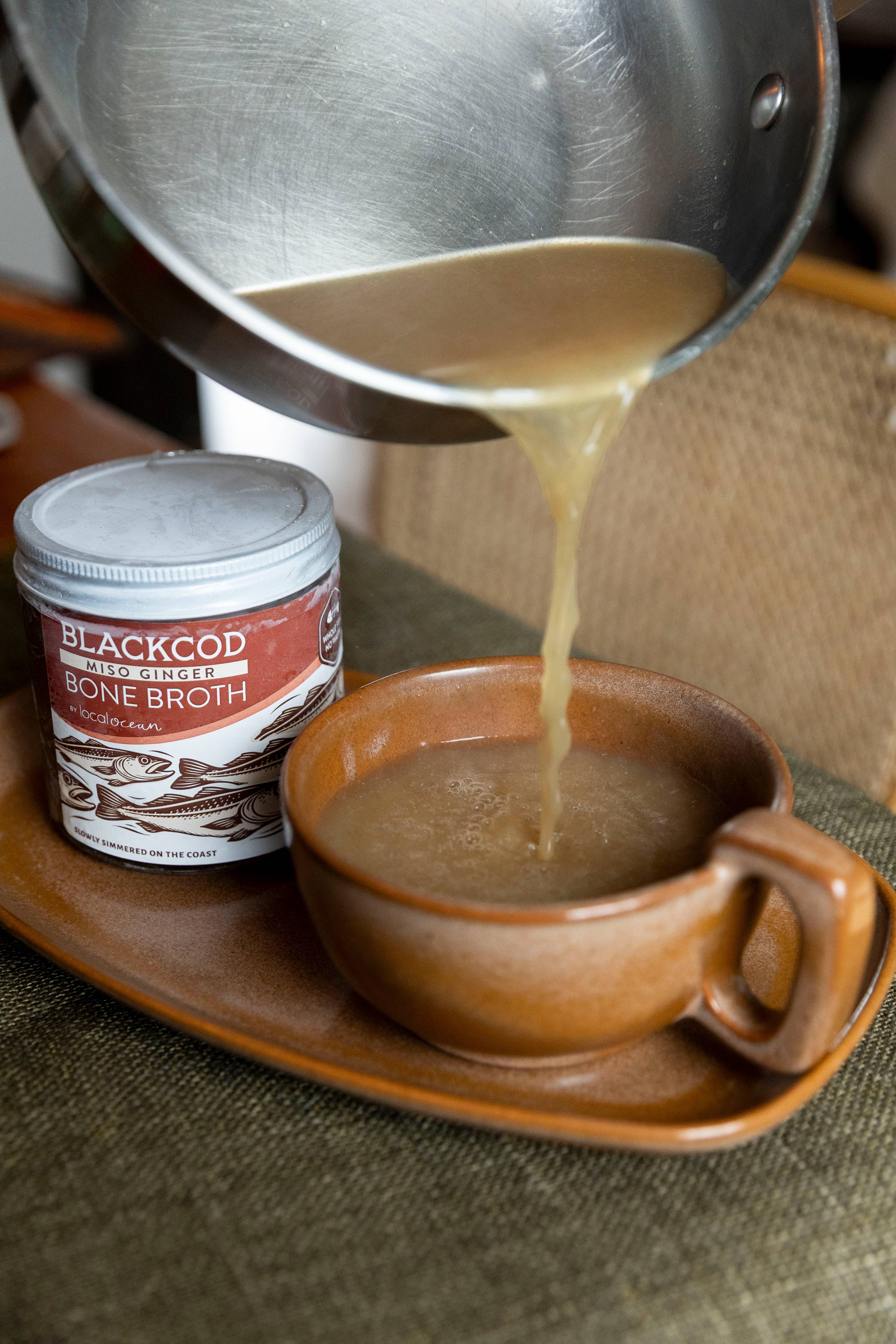 Local Ocean Seafoods - Wholesale Soup - Bone Broth: Blackcod Miso Ginger - 16 oz FROZEN8