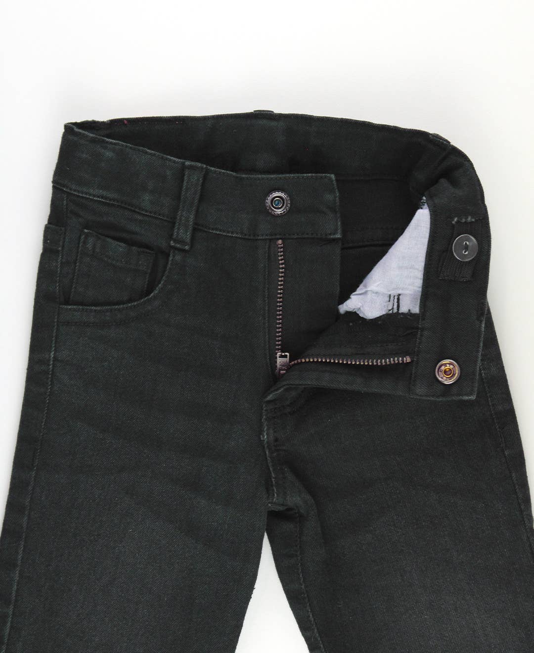 Blue Boys Black Wash Denim Jeans for wholesale on Faire3