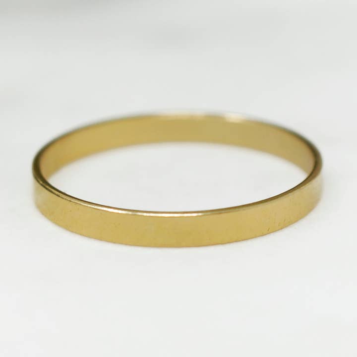 Anillo de banda relleno de oro para venta al por mayor de Subject II Change