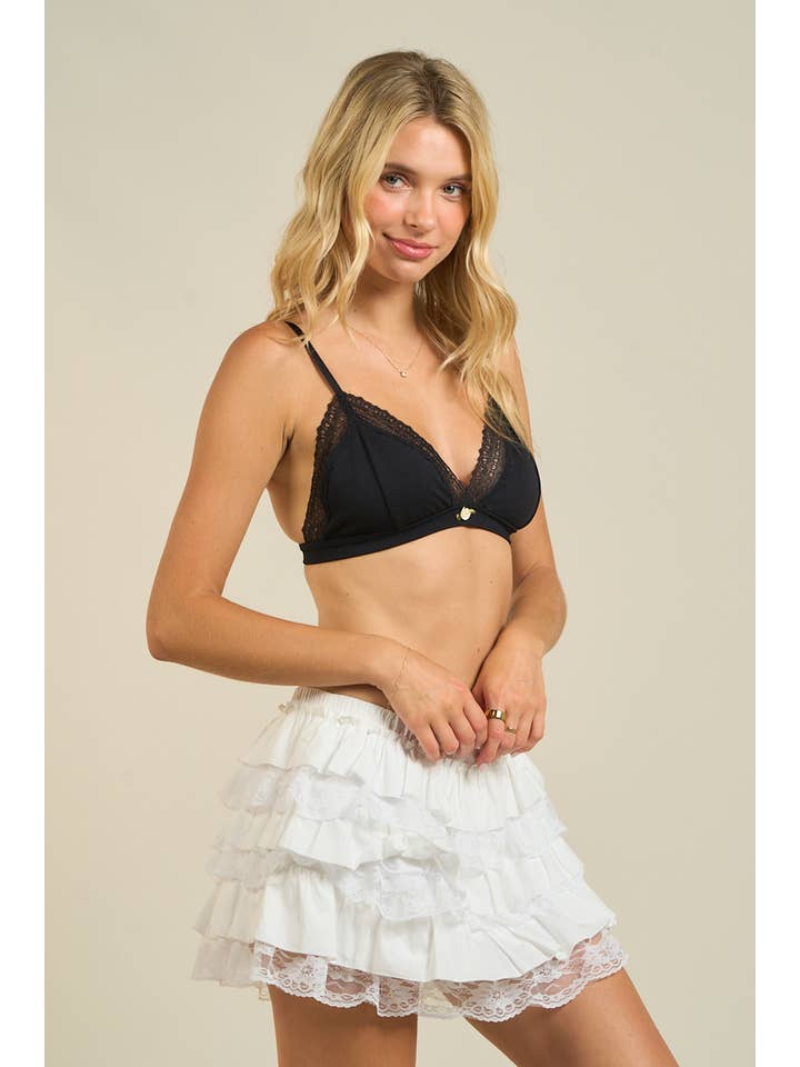 ANWND - Wholesale Bralette - Women's - 55071 LACE SEAMLESS BRA TOP14