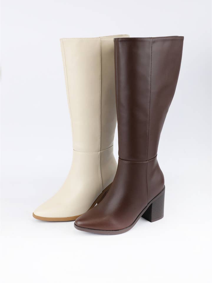 Elegante Stiefel mit weitem Schaft für den Großhandel von Oliccui