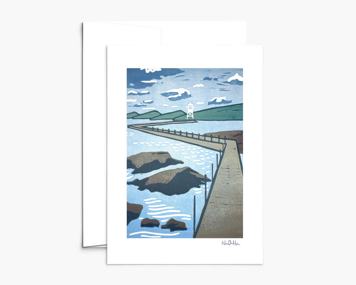 Nan Onkka Prints – Großhandel Grußkarten für den Alltag – Grußkarten-Set mit North Shore-Thema in einer Box8