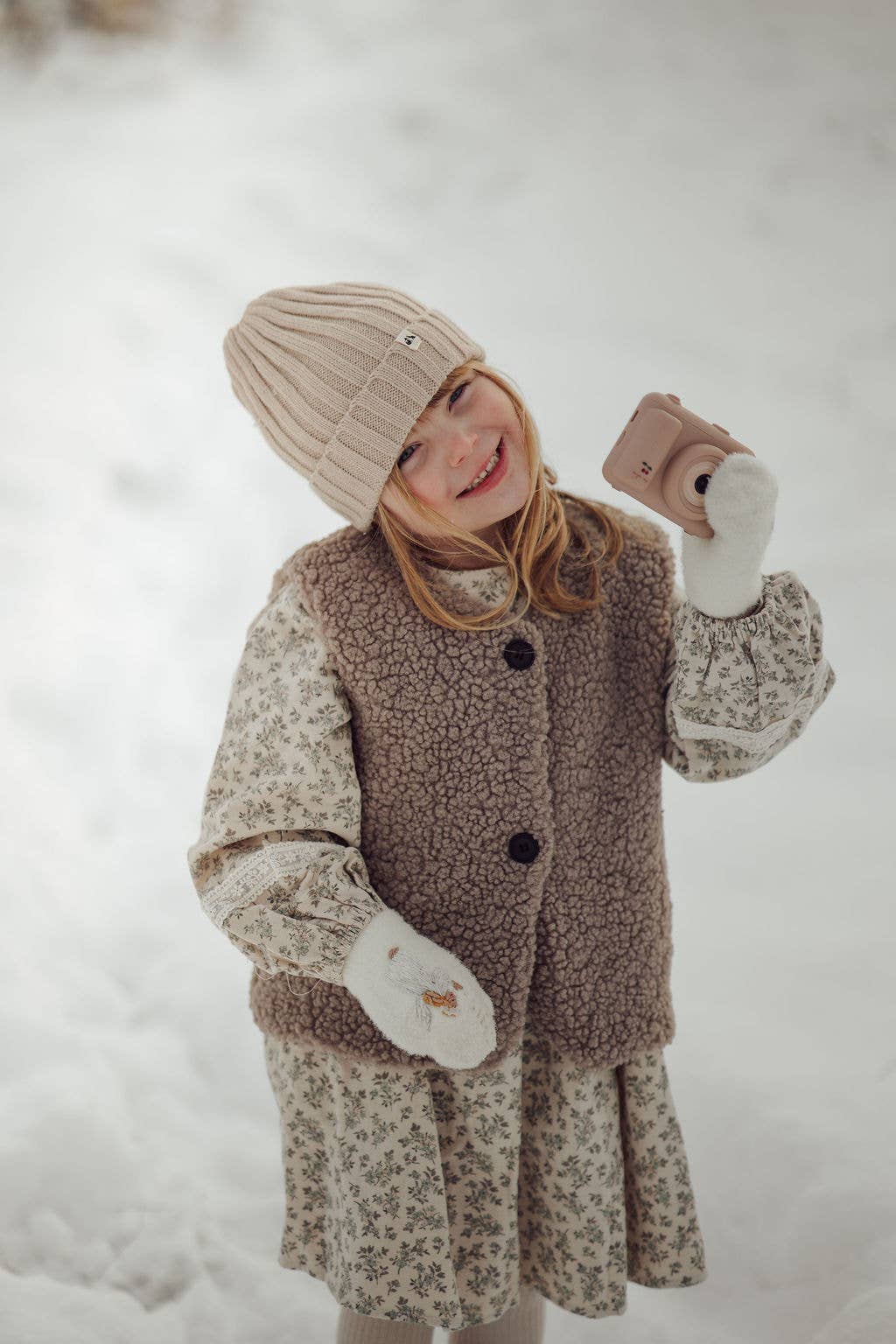 Annie & Charles – Colete - Crianças por atacado – Annie & Charles® Colete de Pele de Carneiro7