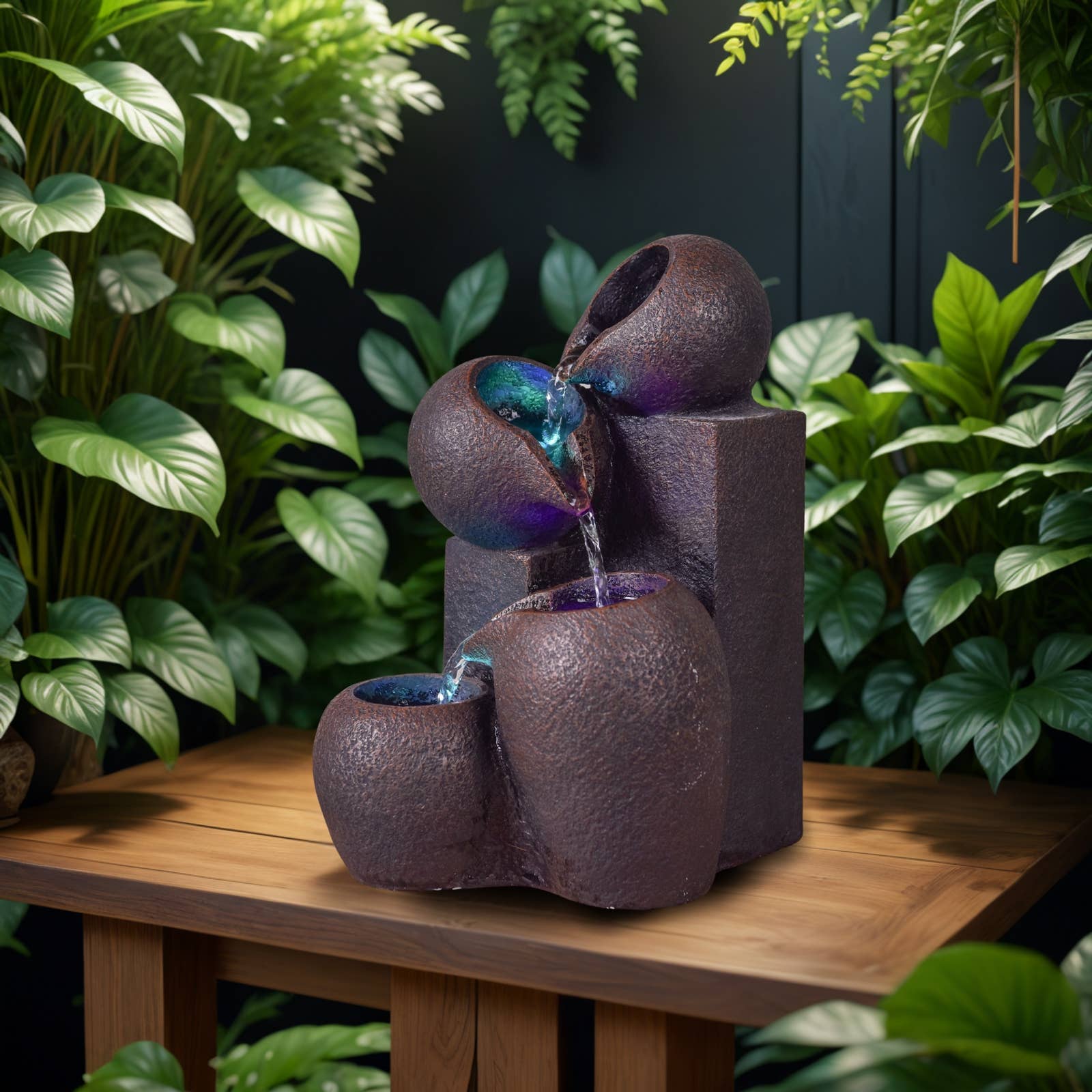 Zen'Arôme – wholesale Dekorativt bordsobjekt – Luba Zen inomhusfontän - Zen och avkopplande atmosfär11