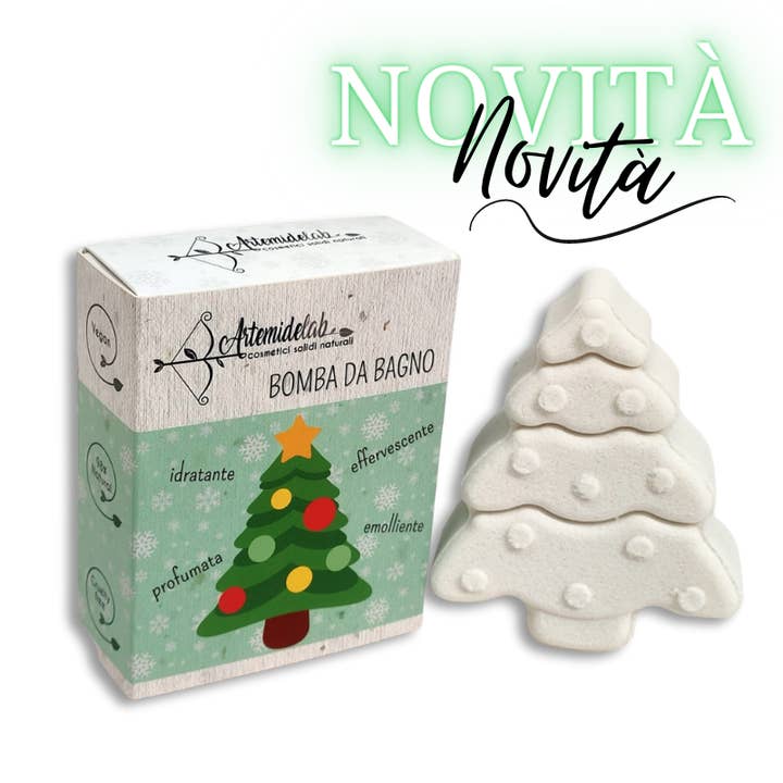 Christmas Tree Bath Bomb for wholesale by Artemidelab