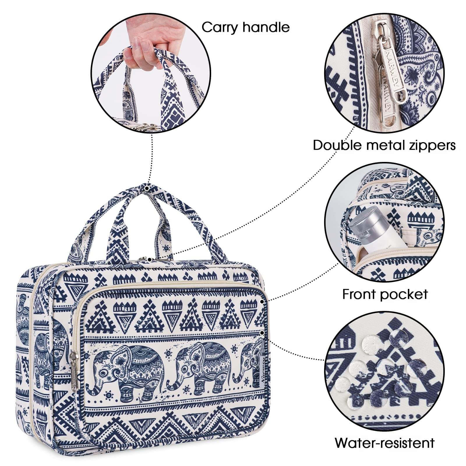 wandf - Wholesale Toiletry Bag - Women's - Large Capacity Waterproof Hanging Toiletry Bag Travel Bag43