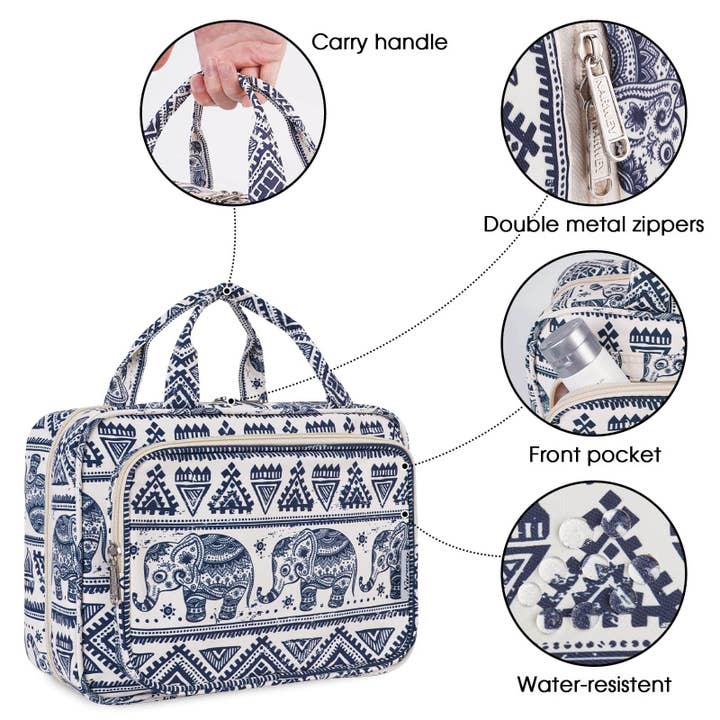 wandf - Wholesale Toiletry Bag - Women's - Large Capacity Waterproof Hanging Toiletry Bag Travel Bag43