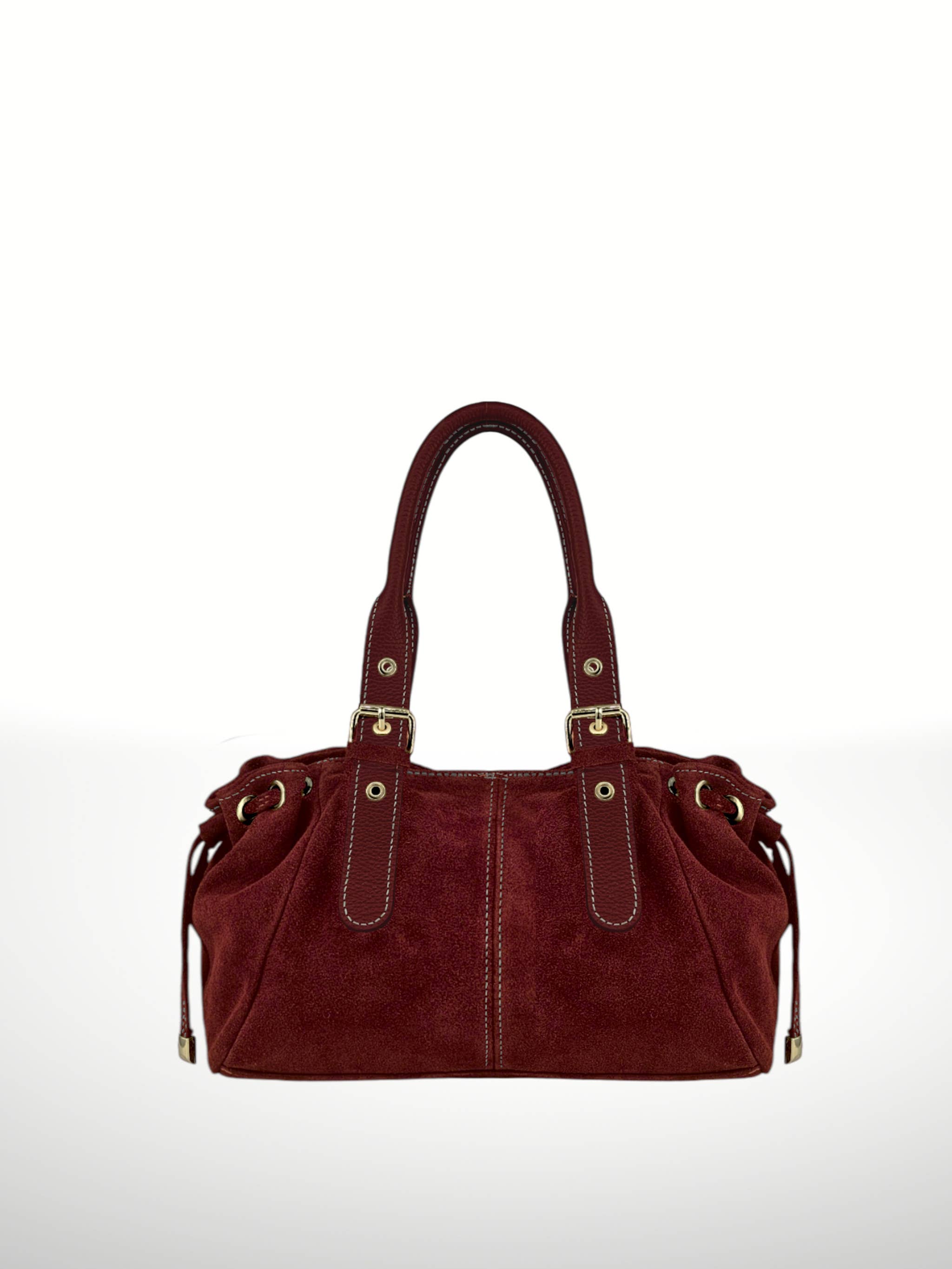 ITALIAN'S LEATHER - Wholesale Shoulder Bag - Women's - Gionatan Suede Leather Bag 2509331