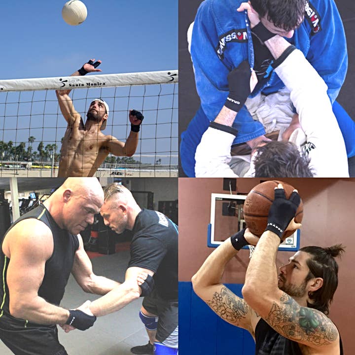 Grappz - Wholesale Gloves - Unisex - Finger Tape Alternative Splint Athletic Gloves For BJJ / All Sports - Original Grappz