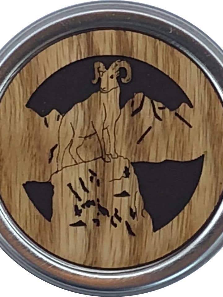 Bighorn får trä och metall Dreambox för wholesale av Woodcutts Inc.