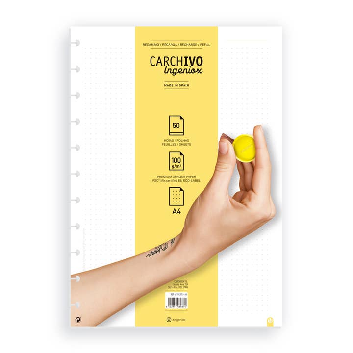CARCHIVO - Wholesale Notepad - Premium Paper Refills for INGENIOX® - Pack of 102