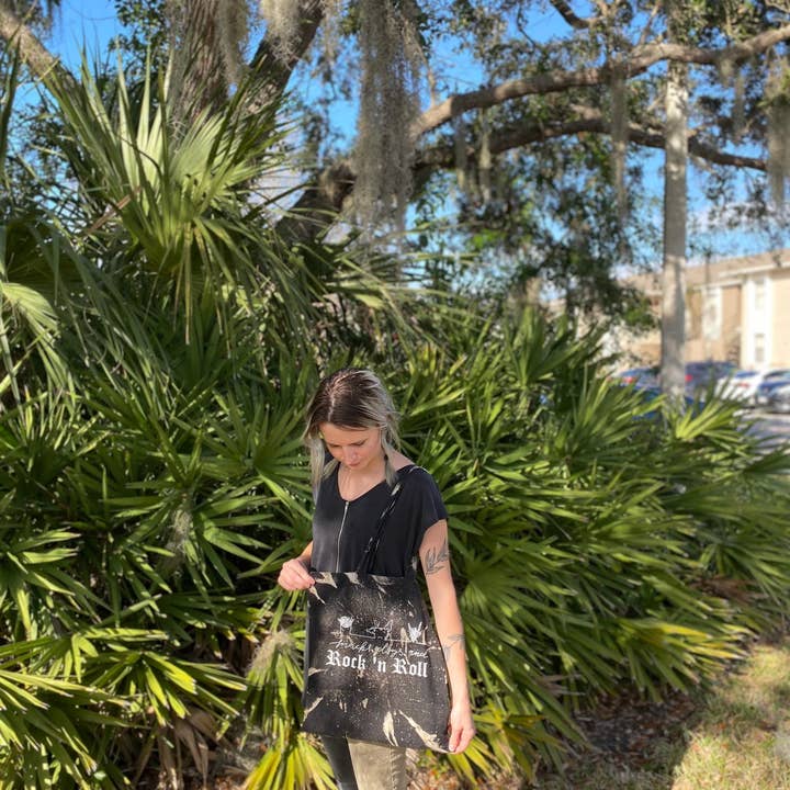 Jessi's Messes - Wholesale Tote Bag - Women's - Snacks, Dogs, and Rock n Roll Tote Bag1