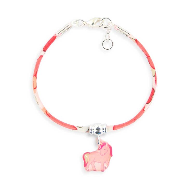 Liberty 4MM Unicorn armbånd for engroshandel hos Ribambelle Bijoux Enfants