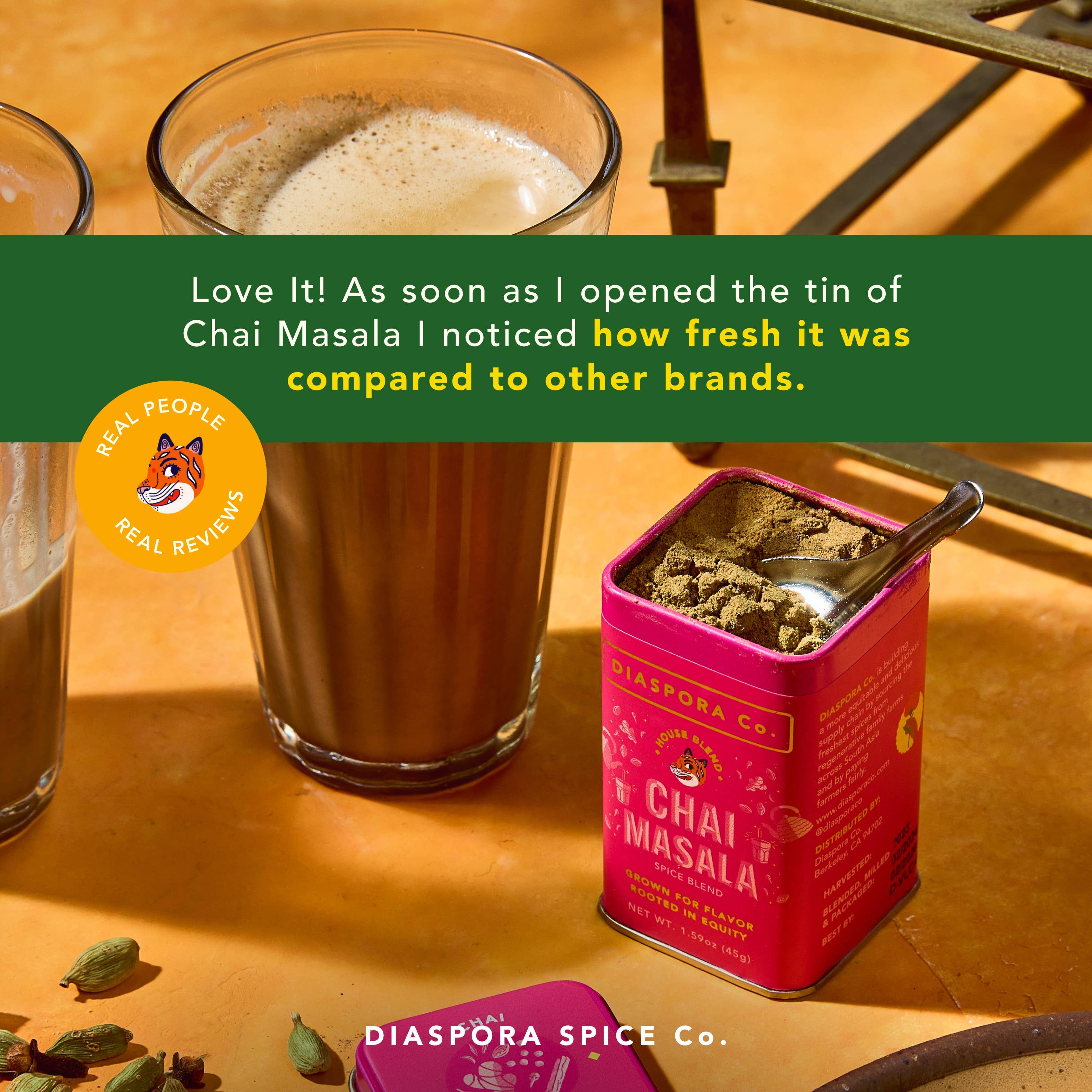 Diaspora Spice Co. - Wholesale Beverage Mix - Chai Masala (Spice Blend) - For Lattes & Baking2